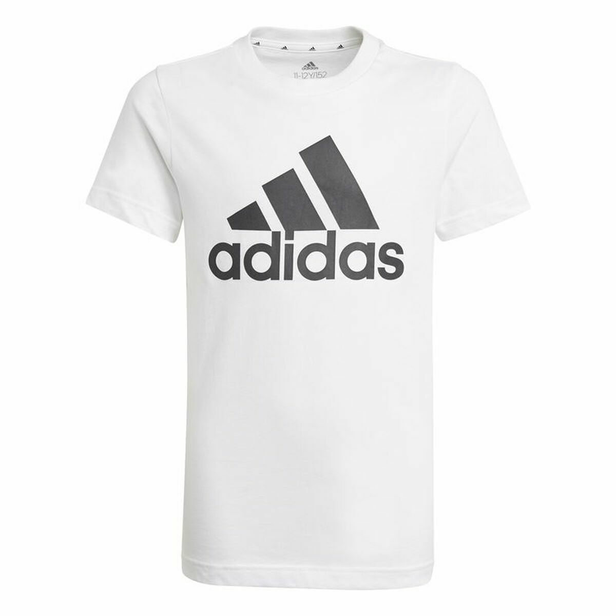 Short Sleeve T-Shirt Adidas Essentials  White-1