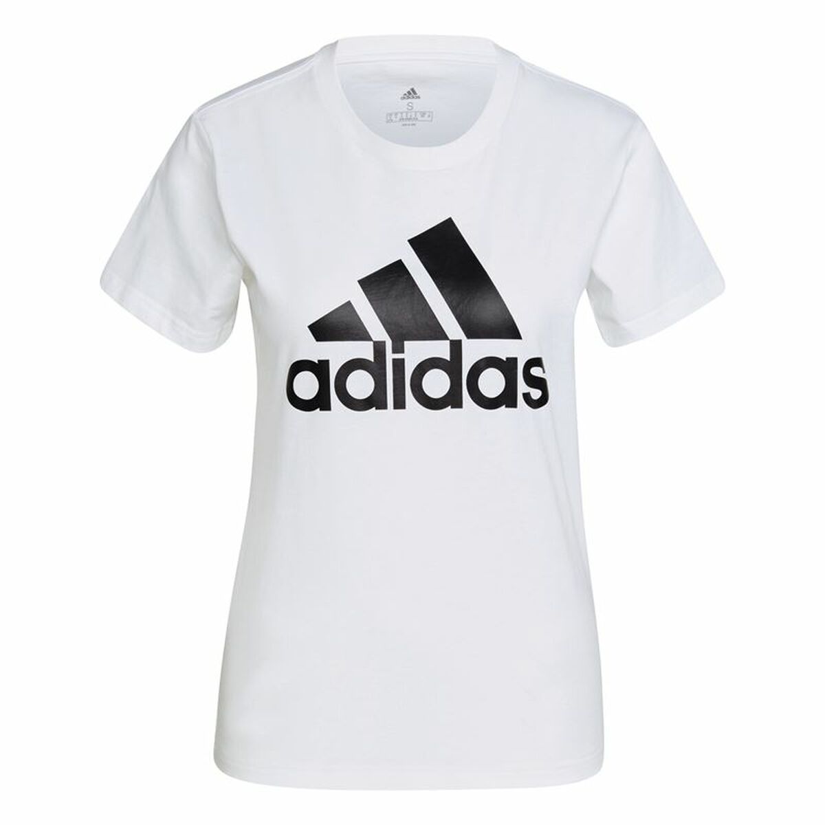 Women’s Short Sleeve T-Shirt Adidas GL0649 White (XS)-0