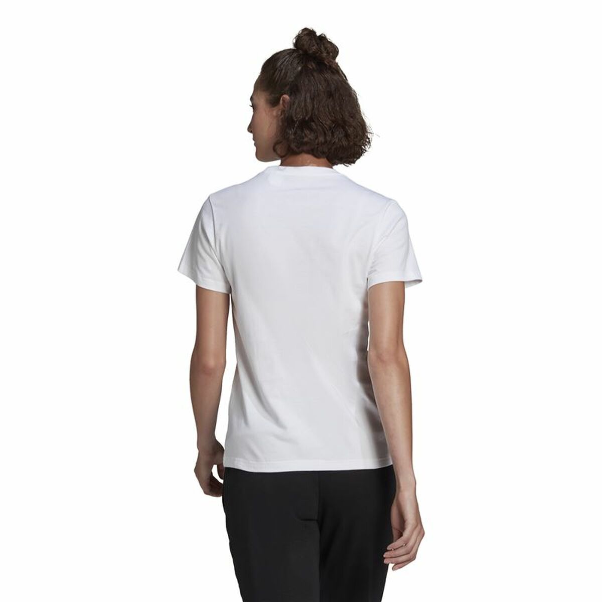 Women’s Short Sleeve T-Shirt Adidas GL0649 White (XS)-4
