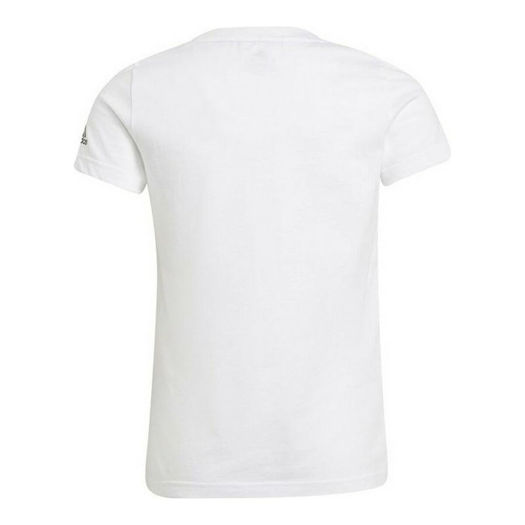 Child's Short Sleeve T-Shirt Adidas Graphic White-5
