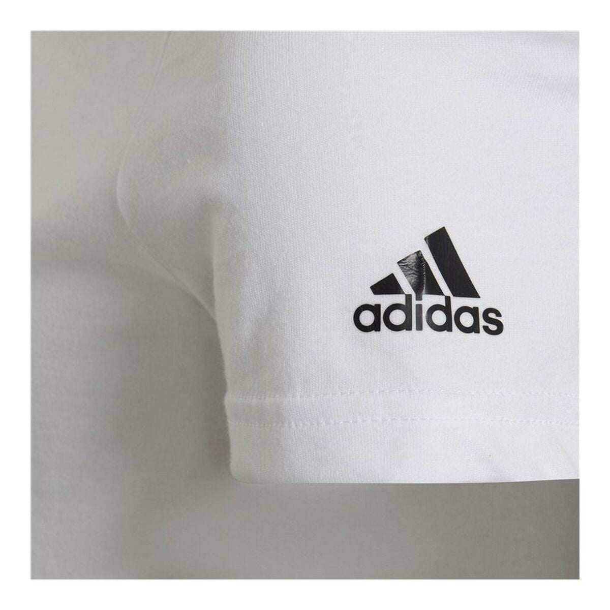 Child's Short Sleeve T-Shirt Adidas Graphic White-2