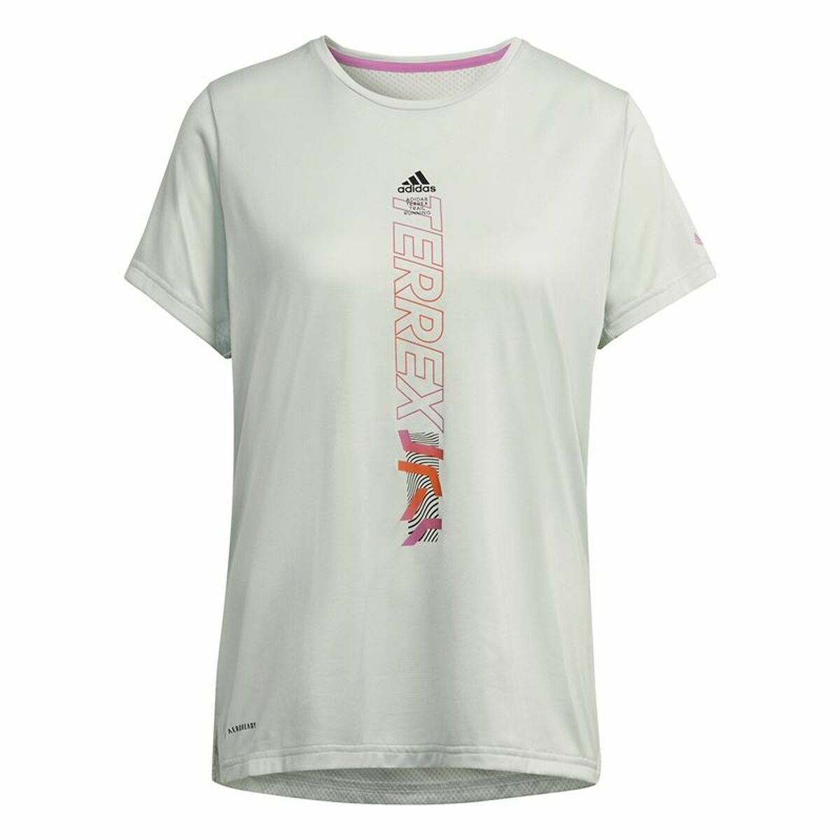 Women’s Short Sleeve T-Shirt Adidas Agravic Soft green-0