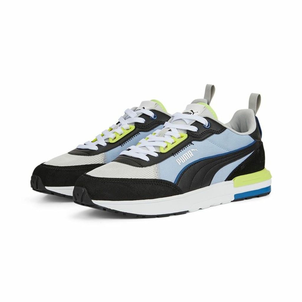 Men’s Casual Trainers Puma R22 Blue Yellow-7
