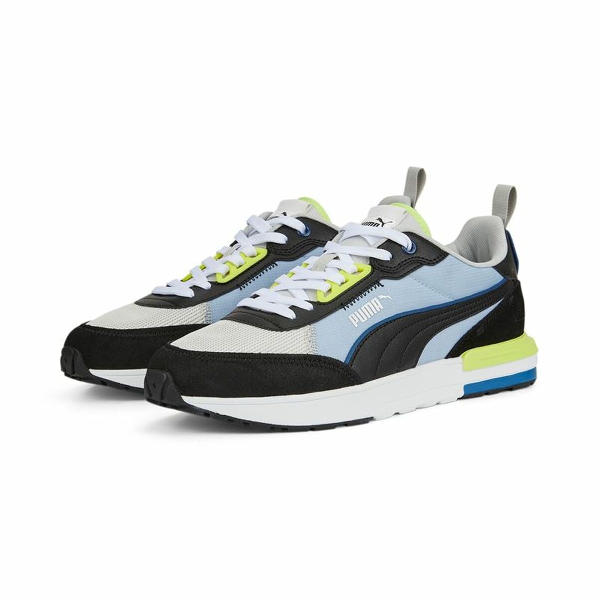 Men’s Casual Trainers Puma R22 Blue Yellow-7