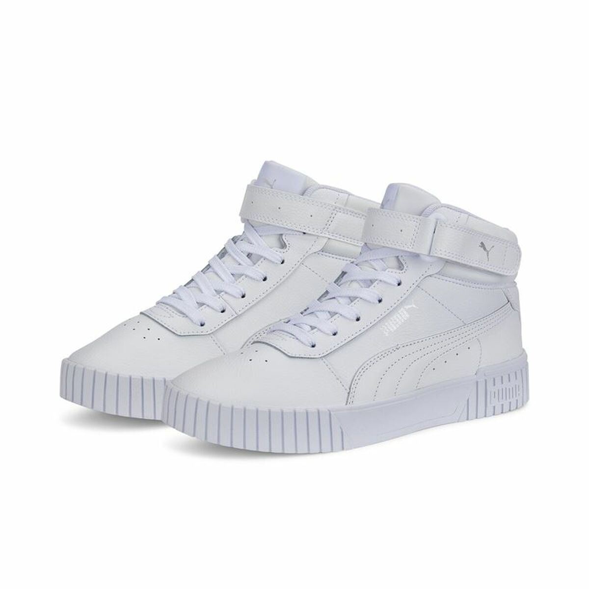 Women's casual trainers Puma Carina 2.0 Mid White-8