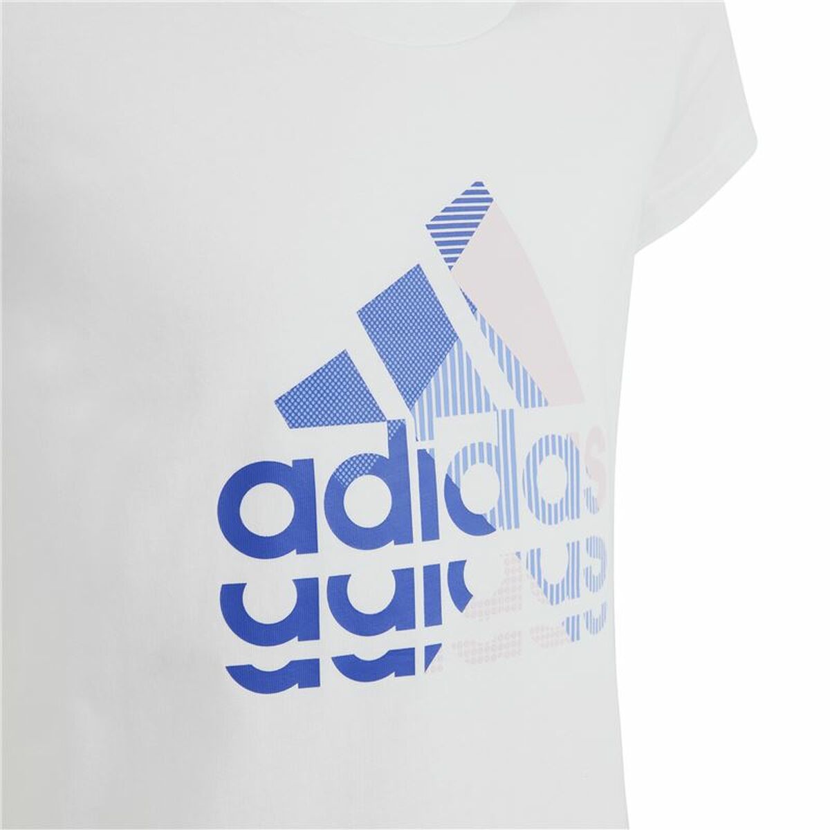Child's Short Sleeve T-Shirt Adidas Graphic White-2