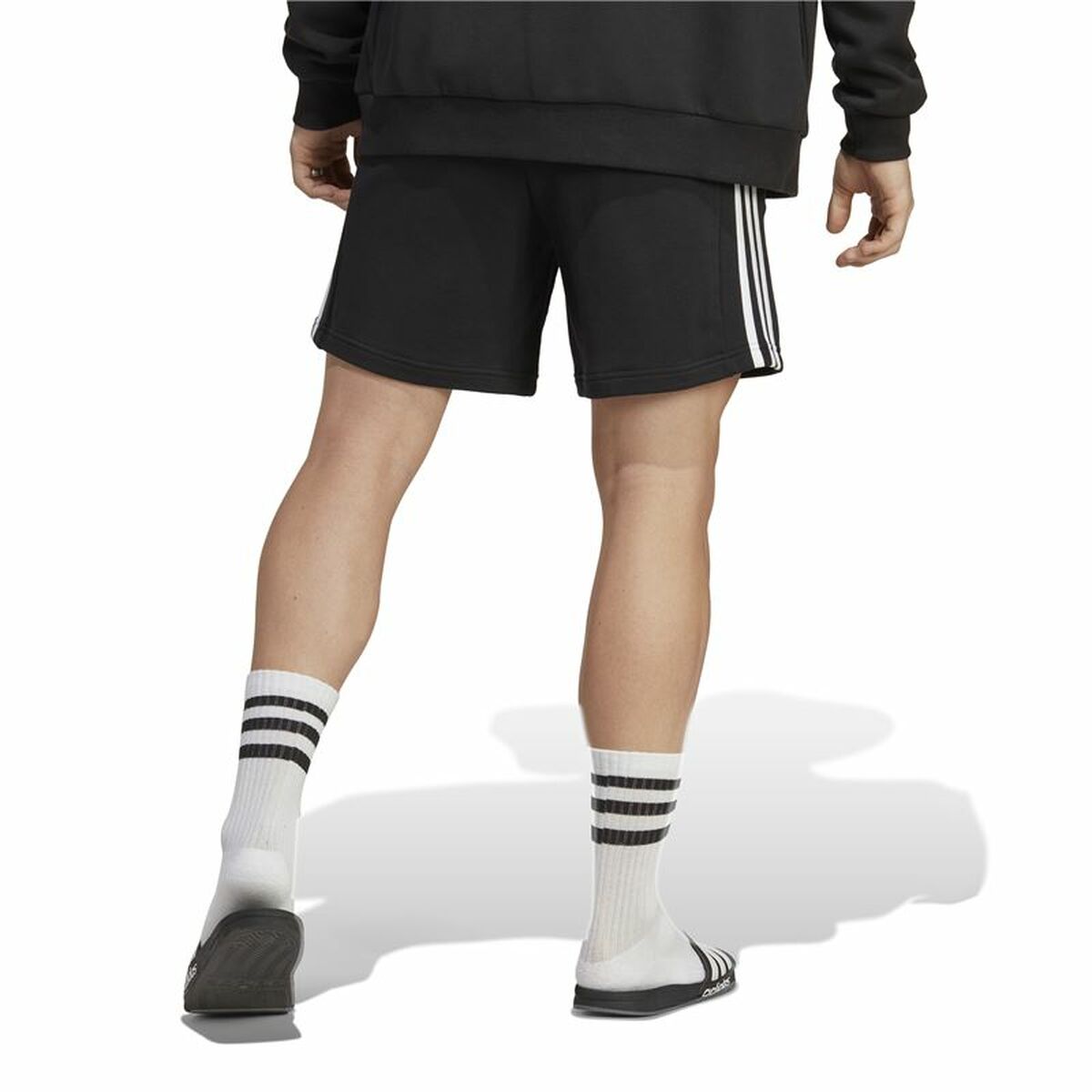 Men's Shorts Adidas 3S Ft Sho Black (XS)-5