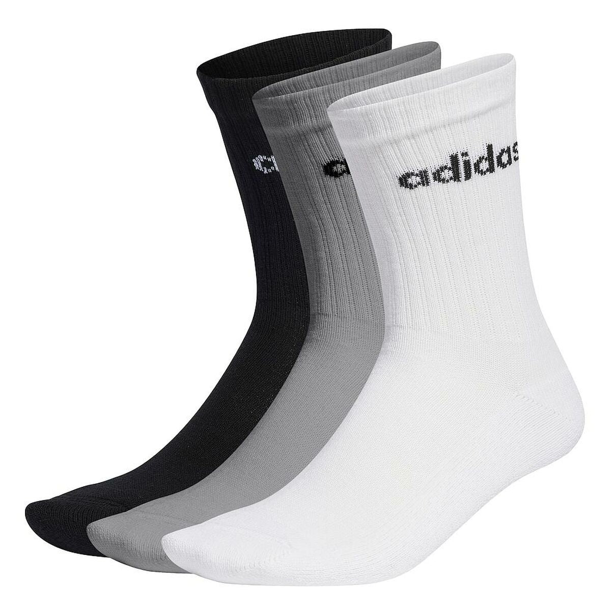 Sports Socks Adidas IC1302 White-0