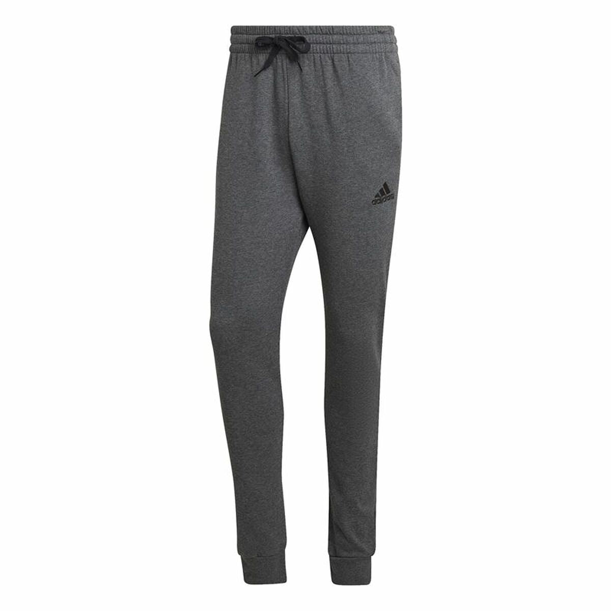 Long Sports Trousers Adidas Essentials Regular Tapered Dark grey-0