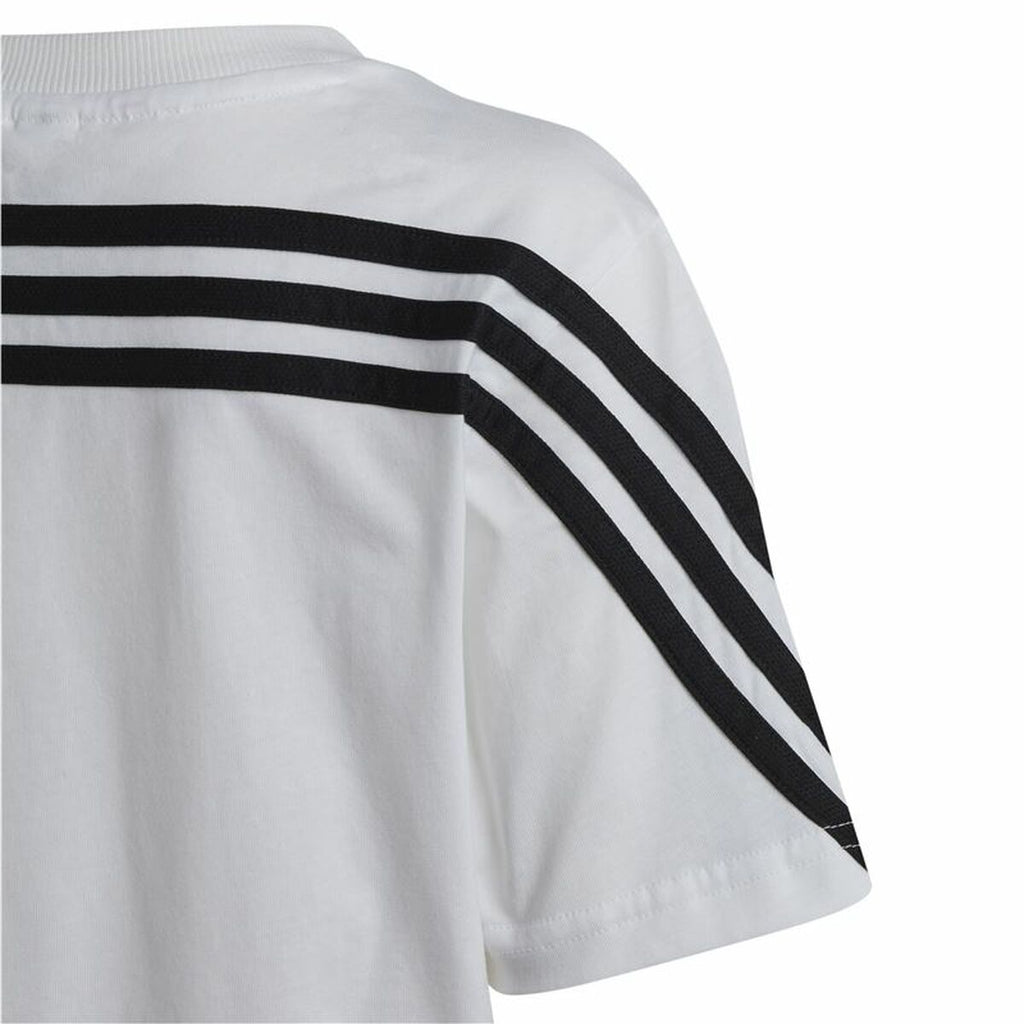 Child's Short Sleeve T-Shirt Adidas Spider-Man White-4