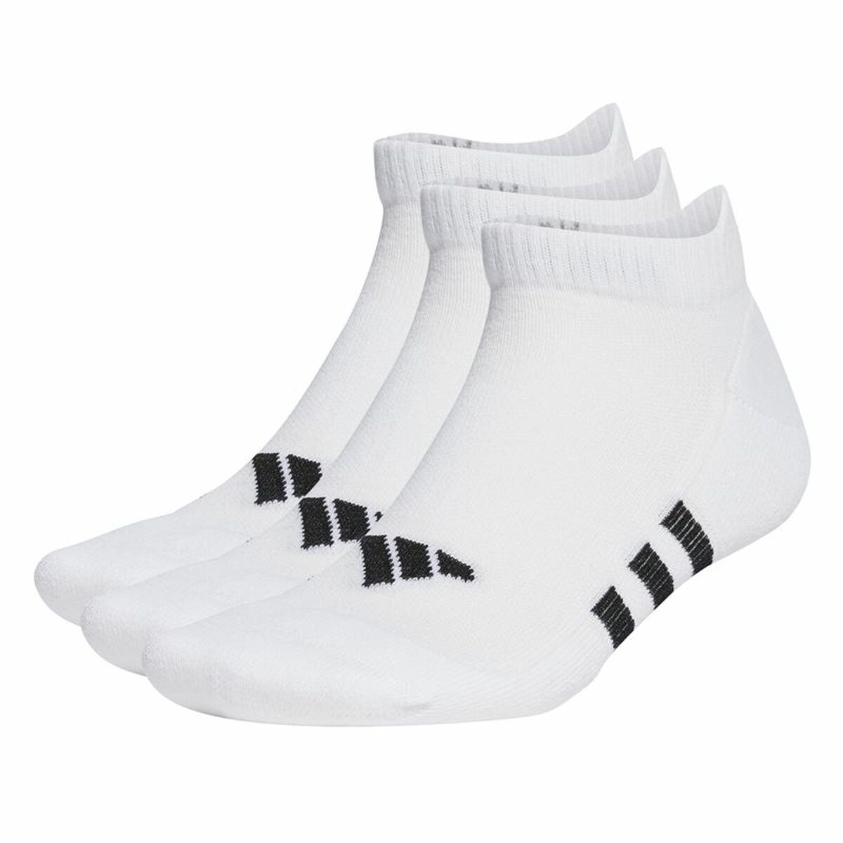 Socks Adidas Prf Cush Low  White M 3 Units-3