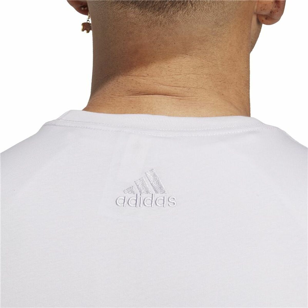 Men’s Short Sleeve T-Shirt Adidas Essentials Lilac-2