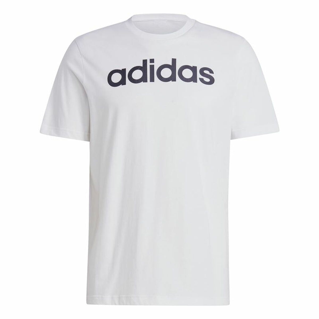 Men’s Short Sleeve T-Shirt Adidas Essentials Linear Logo XL-0
