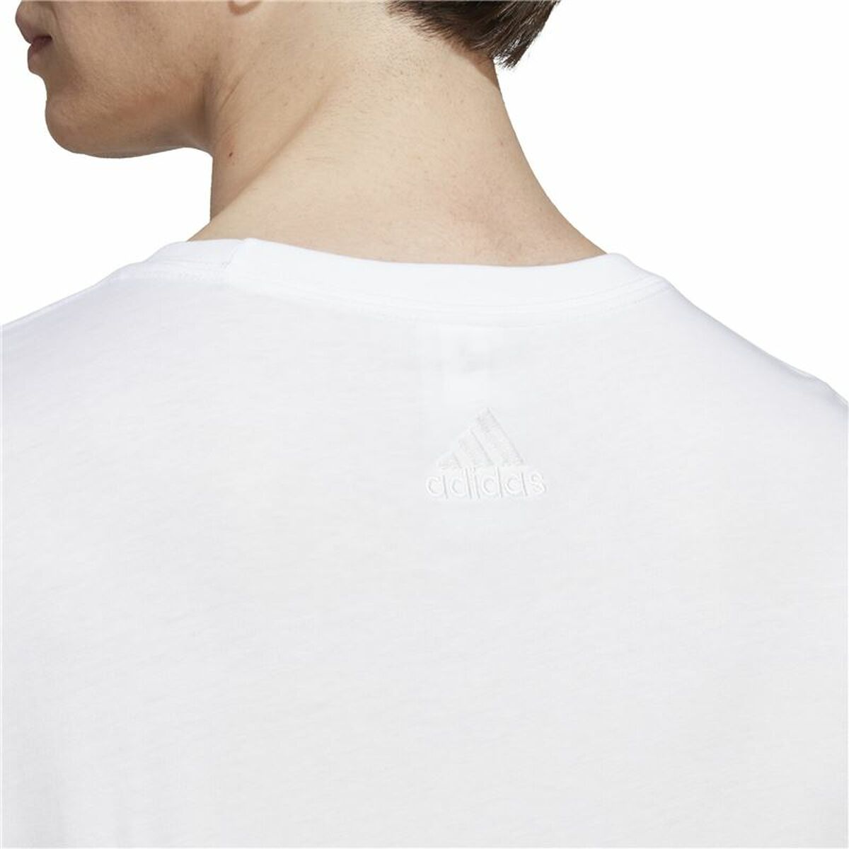 Men’s Short Sleeve T-Shirt Adidas Essentials Linear Logo XL-2