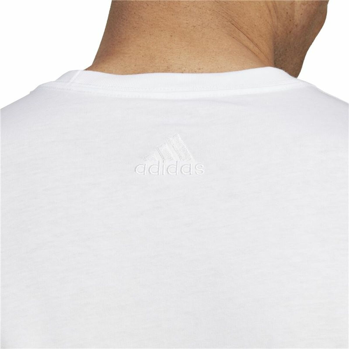 Men’s Short Sleeve T-Shirt Adidas Essentials White-2