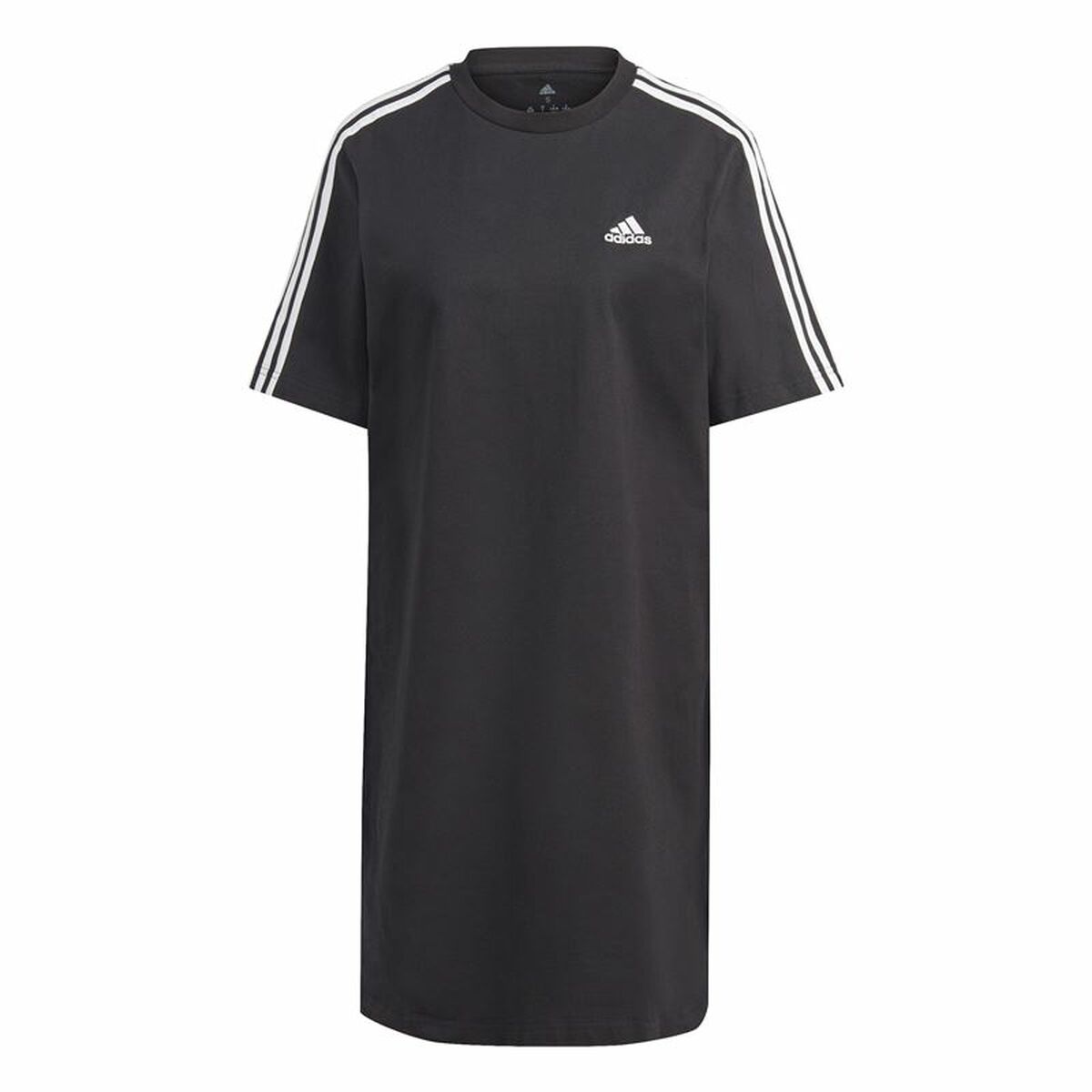 Dress Adidas 3S Boyfriend Single Black-0