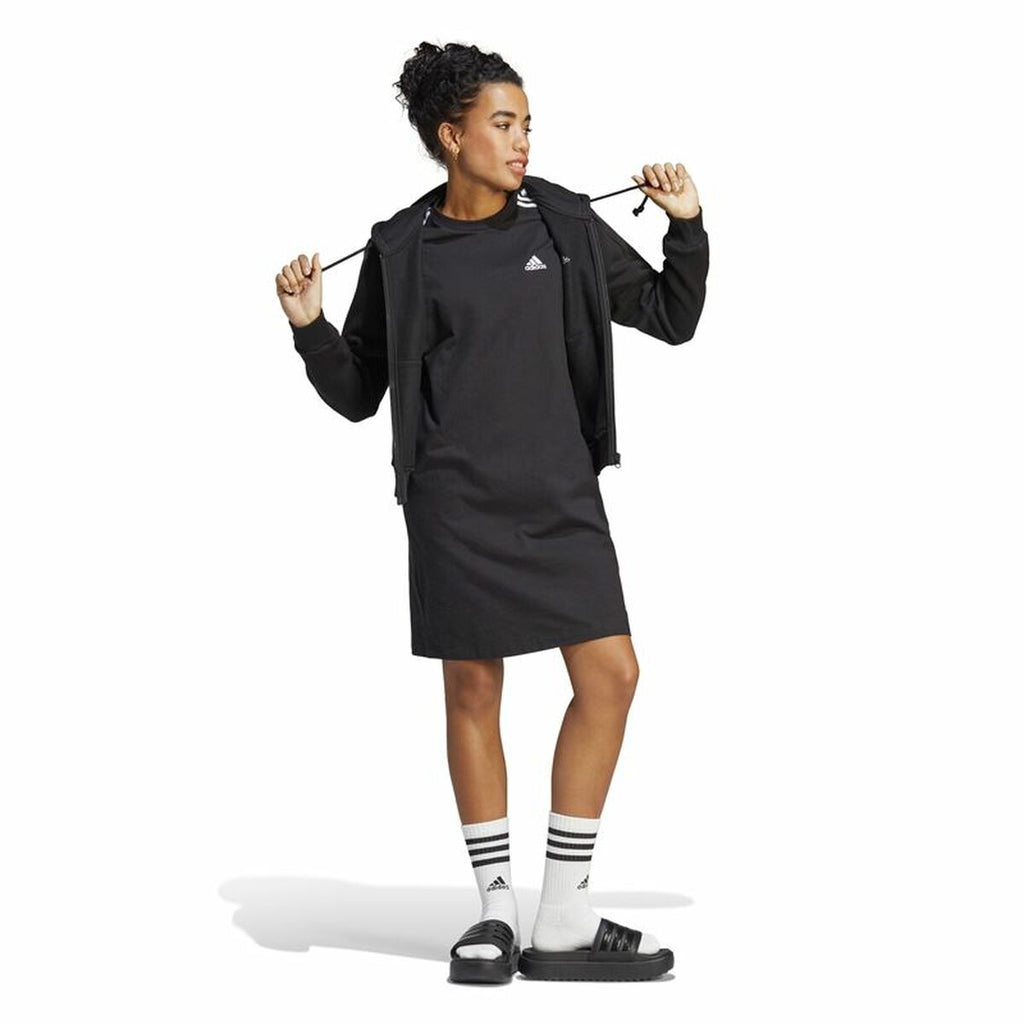 Dress Adidas 3S Boyfriend Single Black-3