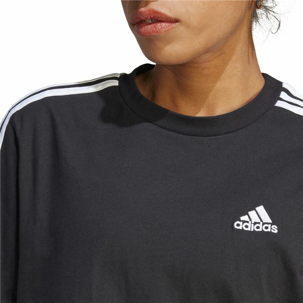 Dress Adidas 3S Boyfriend Single Black-2