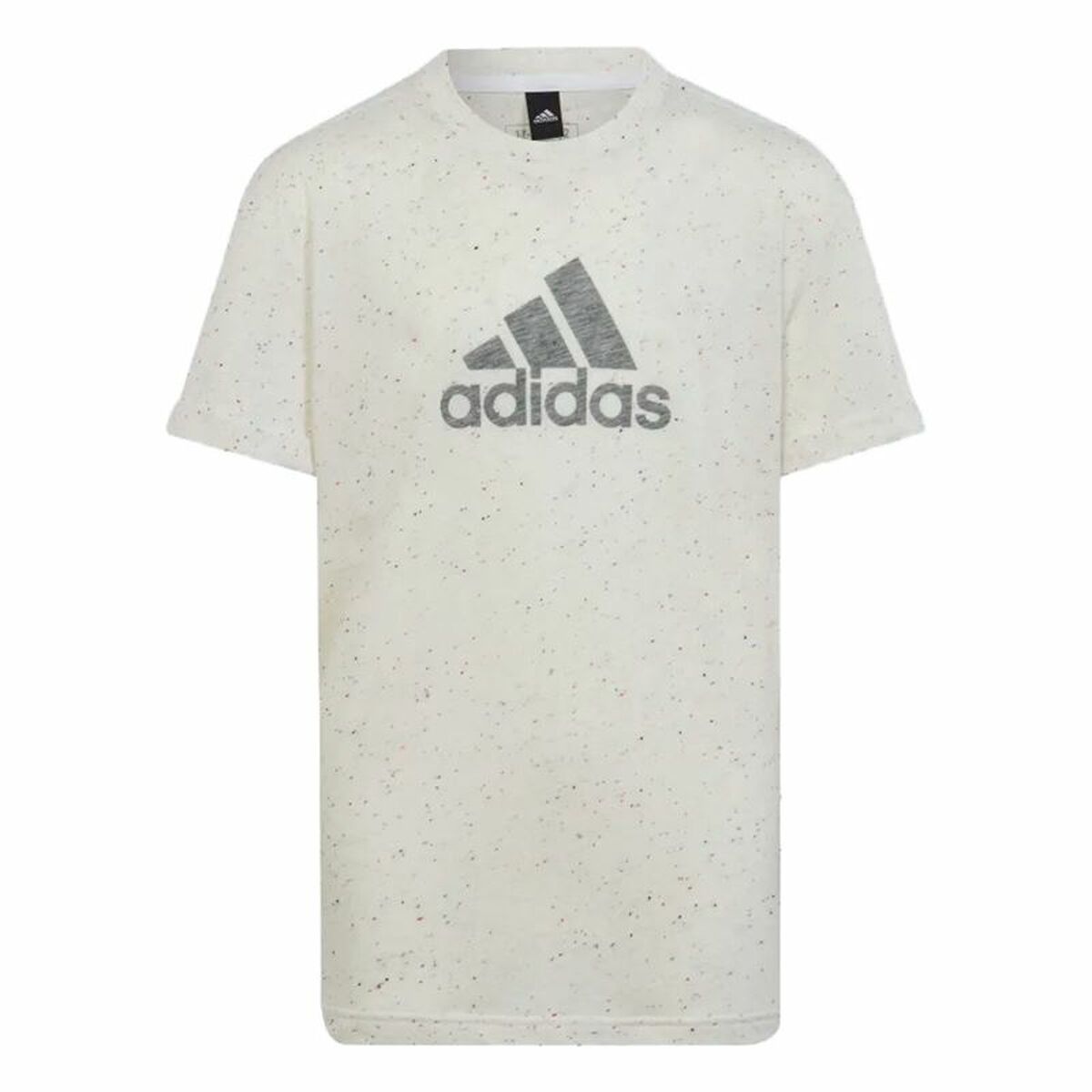 Child's Short Sleeve T-Shirt Adidas Future Icons Winners White-0