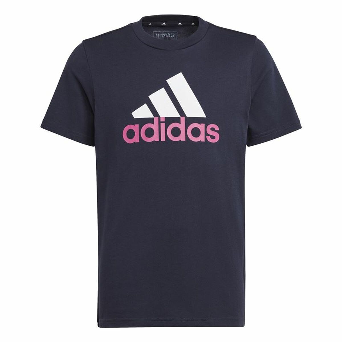 Child's Short Sleeve T-Shirt Adidas Essentials Dark blue-0