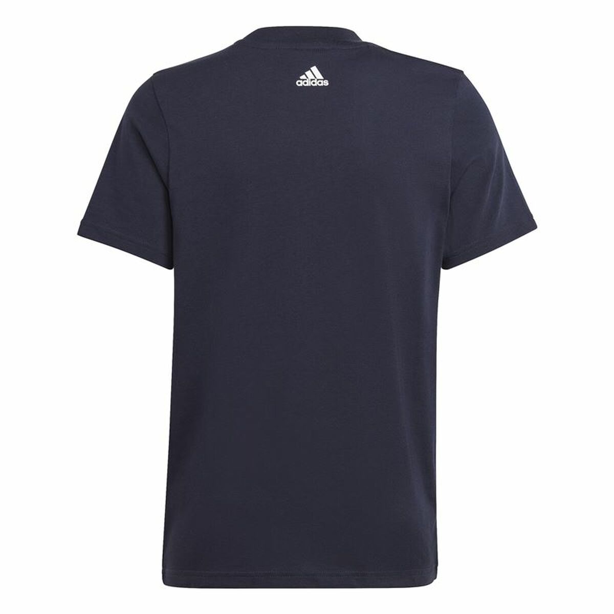 Child's Short Sleeve T-Shirt Adidas Essentials Dark blue-5