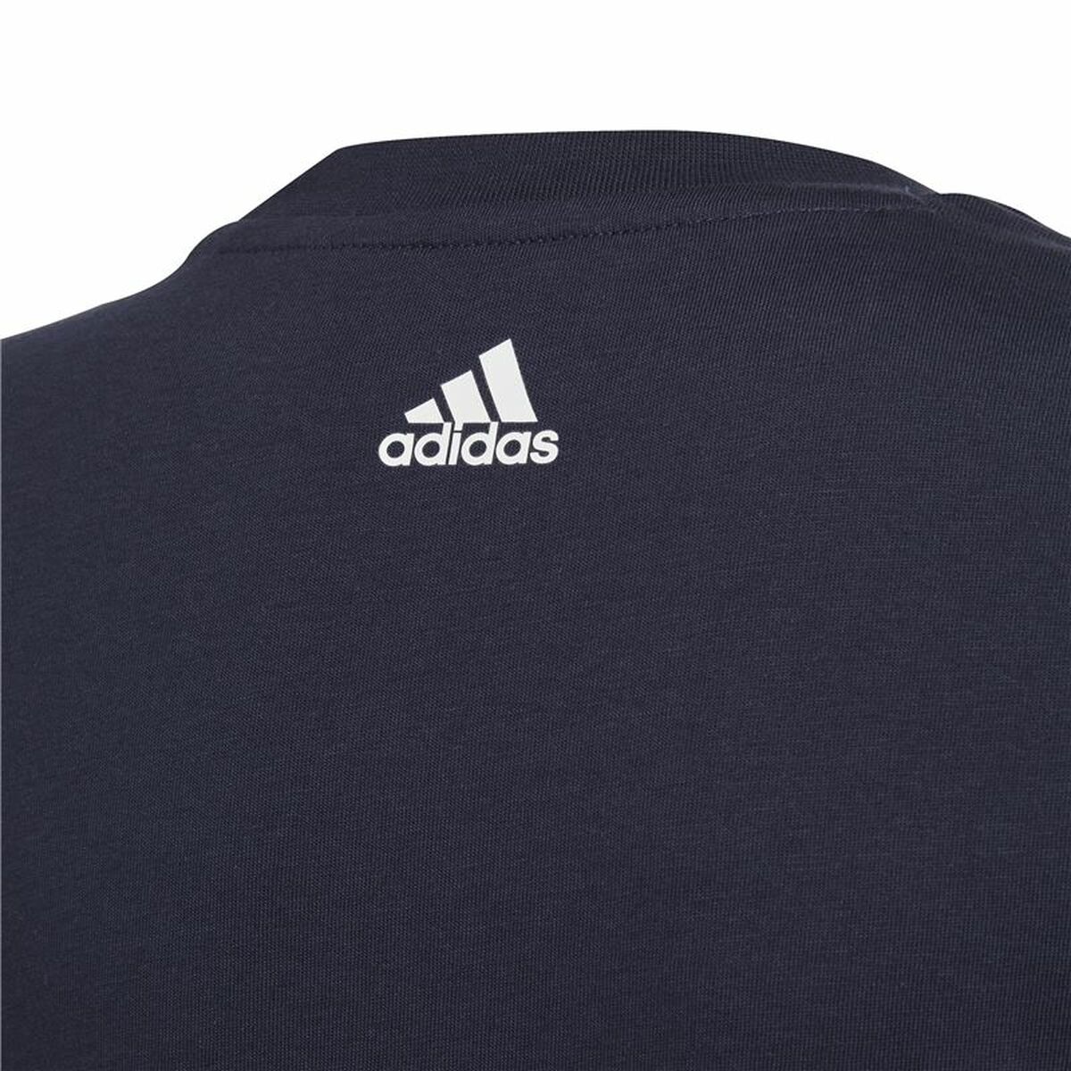 Child's Short Sleeve T-Shirt Adidas Essentials Dark blue-2