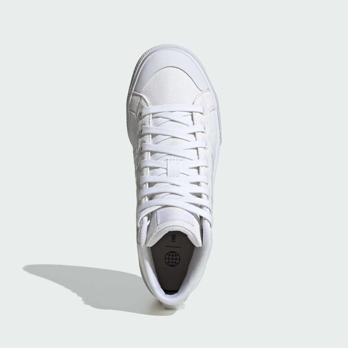 Women's casual trainers Adidas BRAVADA 2.0 MID PLATFORM White-7