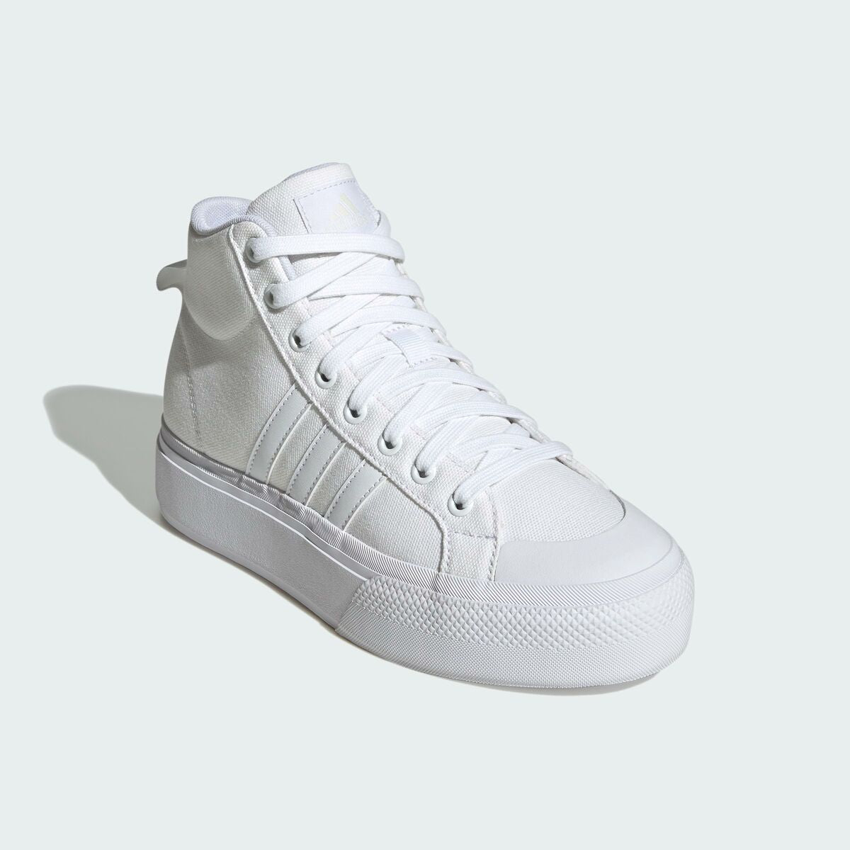 Women's casual trainers Adidas BRAVADA 2.0 MID PLATFORM White-5
