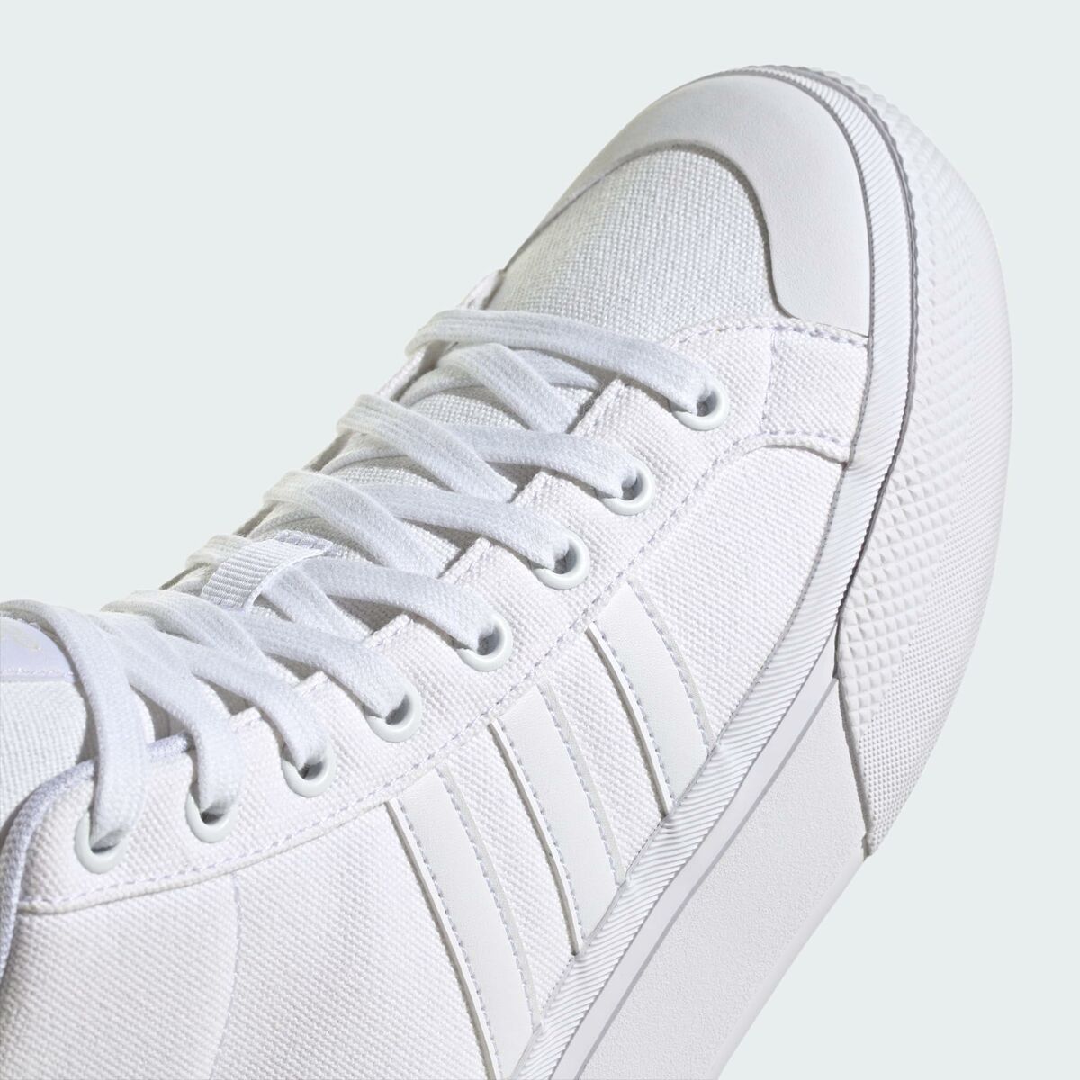 Women's casual trainers Adidas BRAVADA 2.0 MID PLATFORM White-2