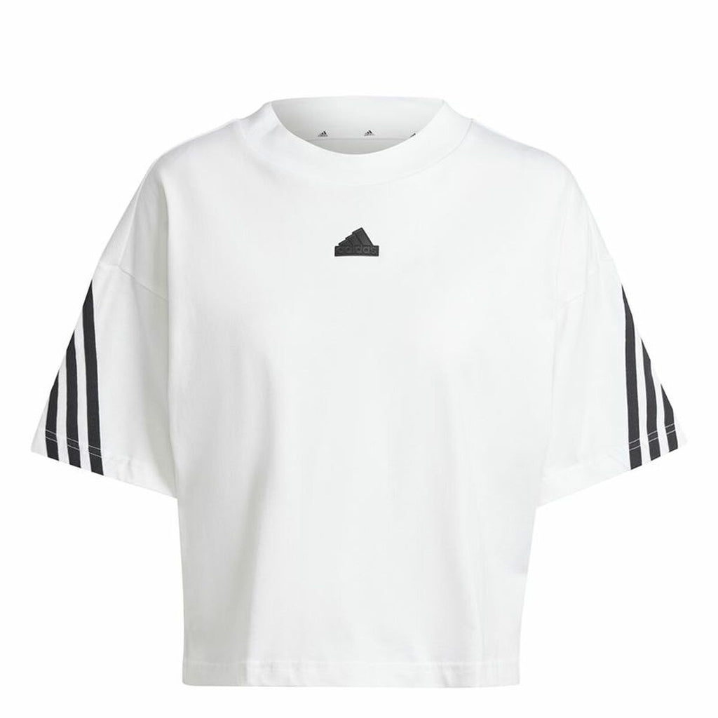 Women’s Short Sleeve T-Shirt Adidas Future Icons 3 Bandas (S)-0