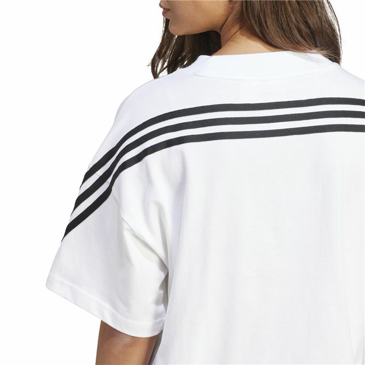 Women’s Short Sleeve T-Shirt Adidas Future Icons 3 Bandas (S)-2