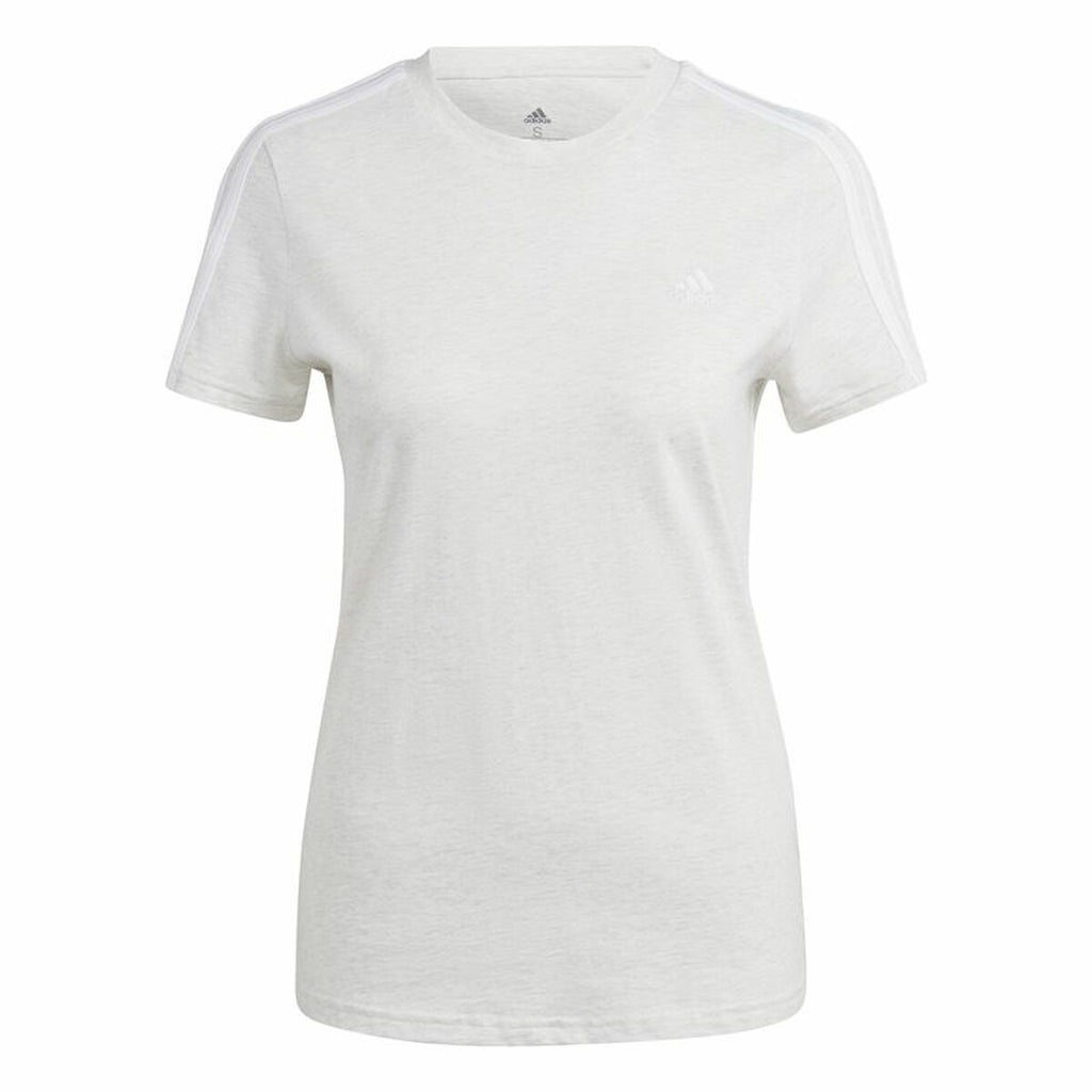 Women’s Short Sleeve T-Shirt Adidas 3S White-0
