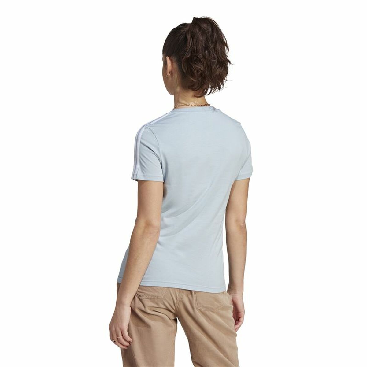 Women’s Short Sleeve T-Shirt Adidas 3S (S)-4