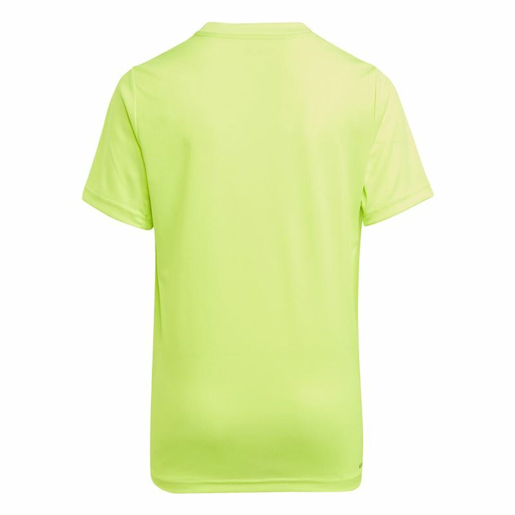 Child's Short Sleeve T-Shirt Adidas U Tr-Es Logo Yellow-4