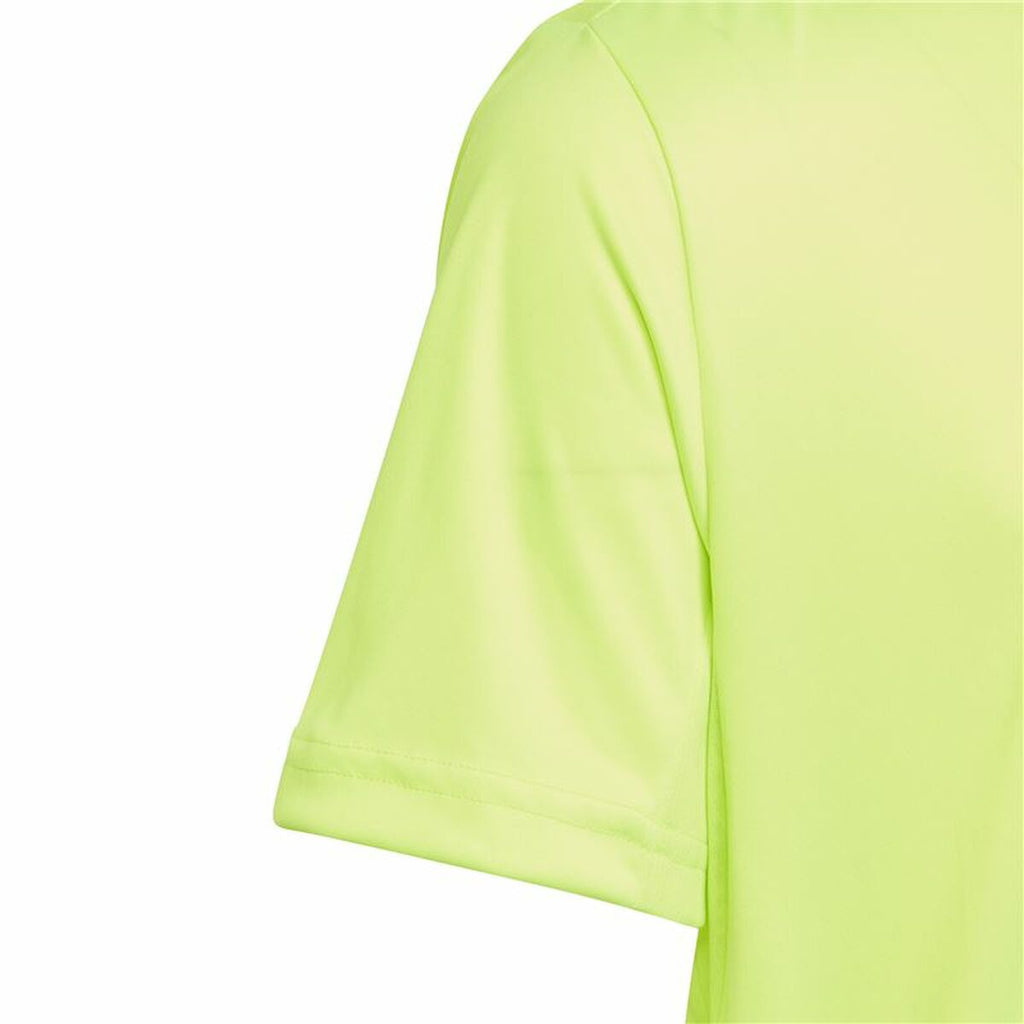 Child's Short Sleeve T-Shirt Adidas U Tr-Es Logo Yellow-2