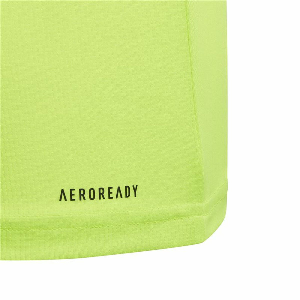 Child's Short Sleeve T-Shirt Adidas U Tr-Es Logo Yellow-1