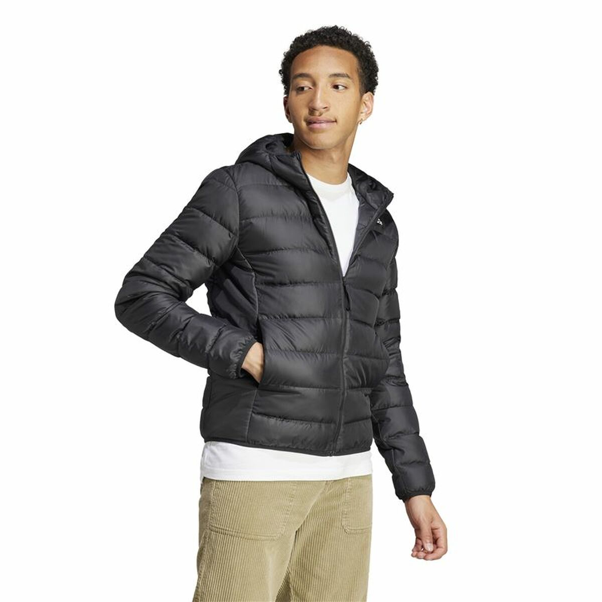 Men's Jacket Adidas Essentials D H Black-4