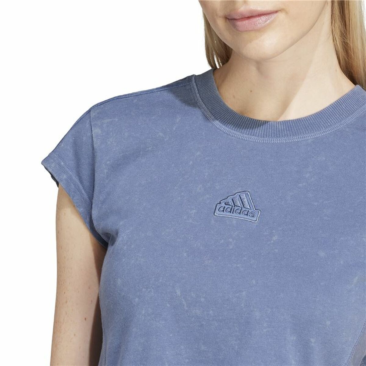 Women’s Short Sleeve T-Shirt Adidas All Szn (XS)-2