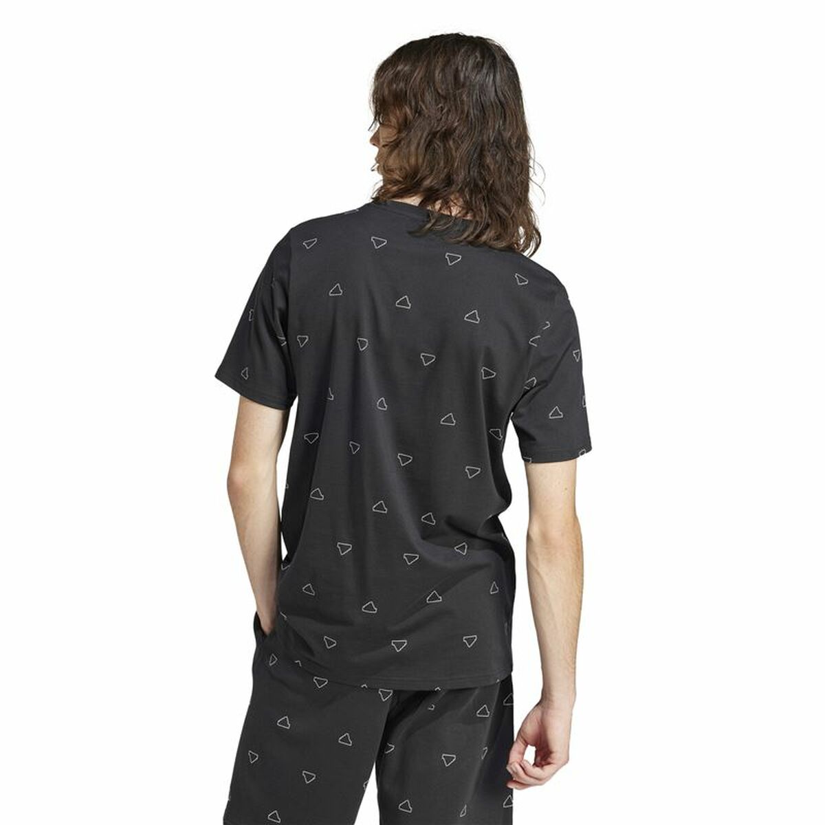 Men’s Short Sleeve T-Shirt Adidas Essentials Monogram M-4