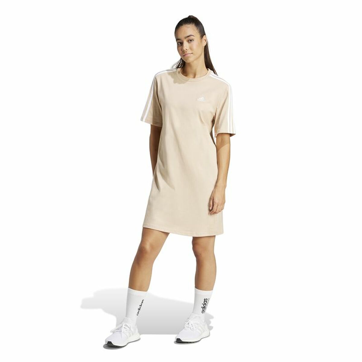 Dress Adidas 3S Bf Beige-4