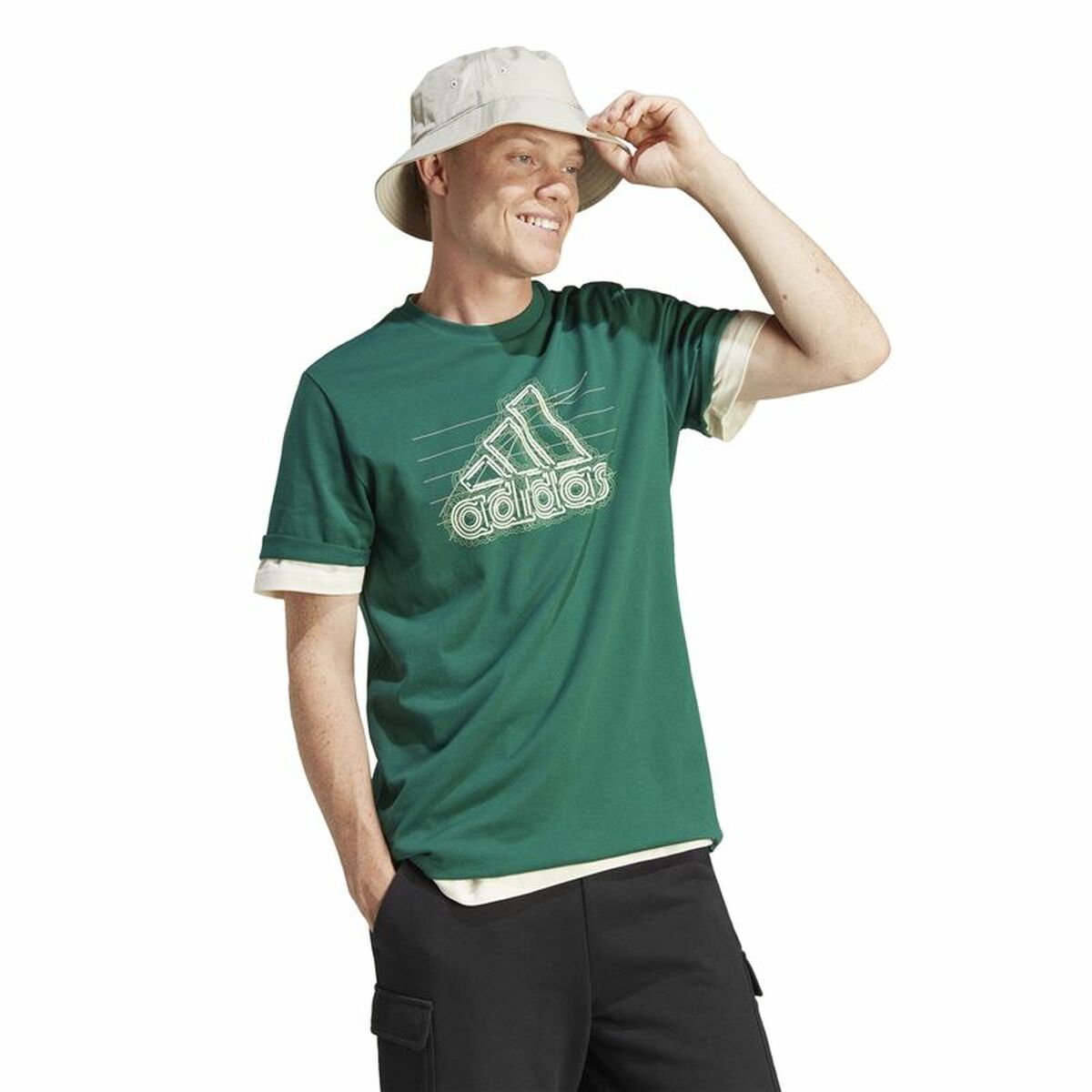 Men’s Short Sleeve T-Shirt Adidas Growth Bos XS-3