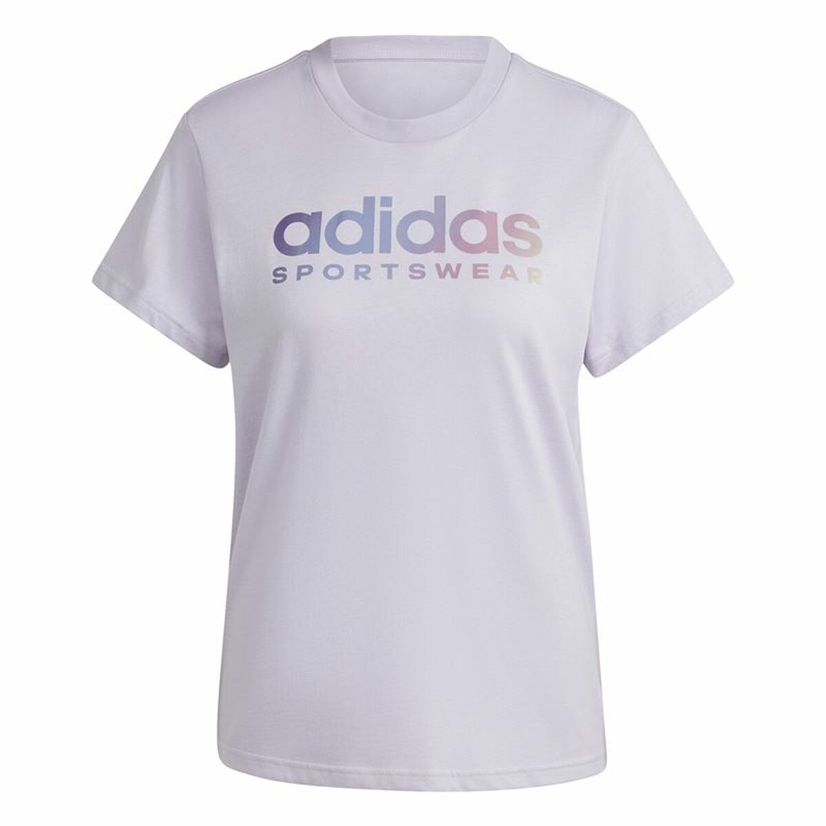 Women’s Short Sleeve T-Shirt Adidas Linear Spw Gt (XS)-0