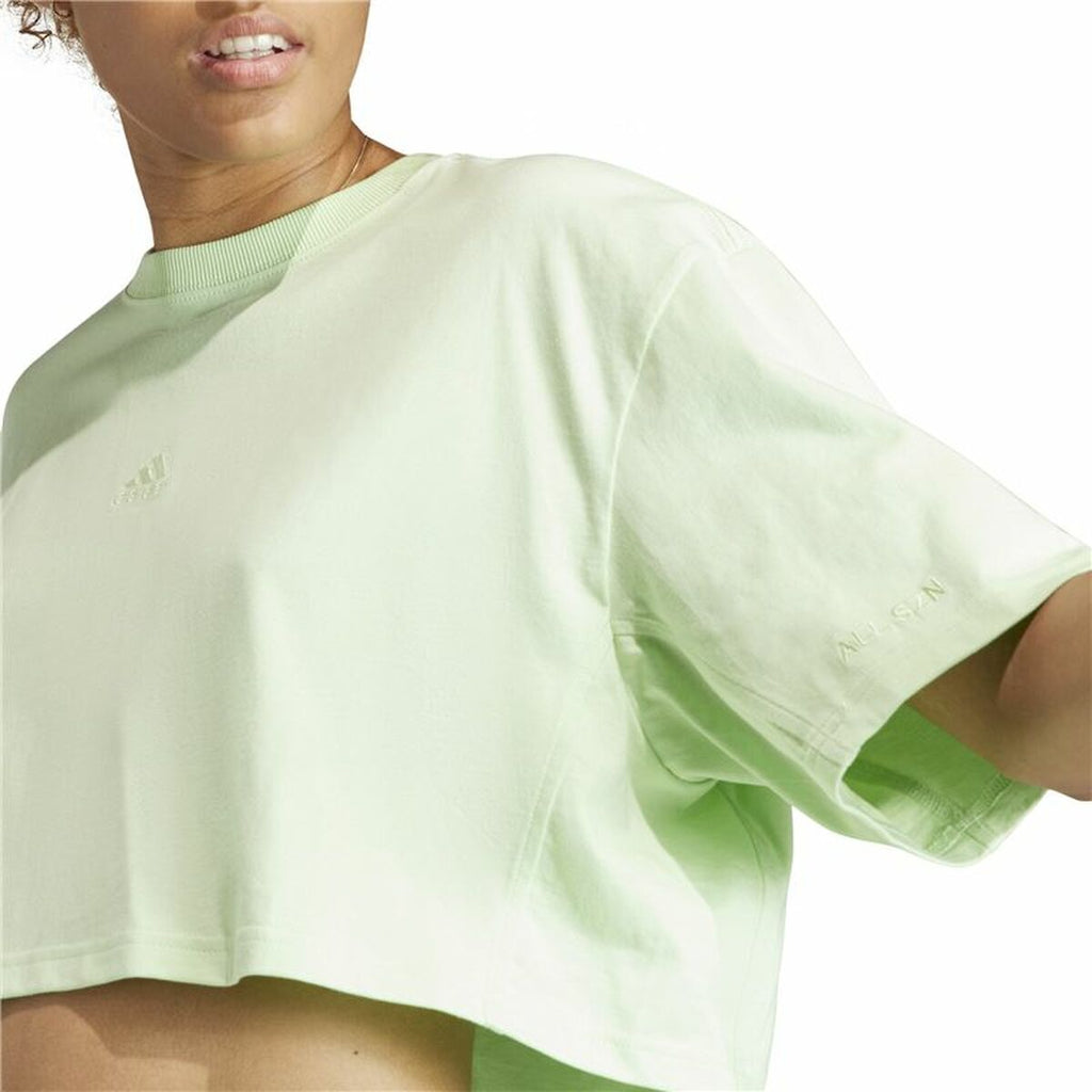 Women’s Short Sleeve T-Shirt Adidas All Szn (XS)-2