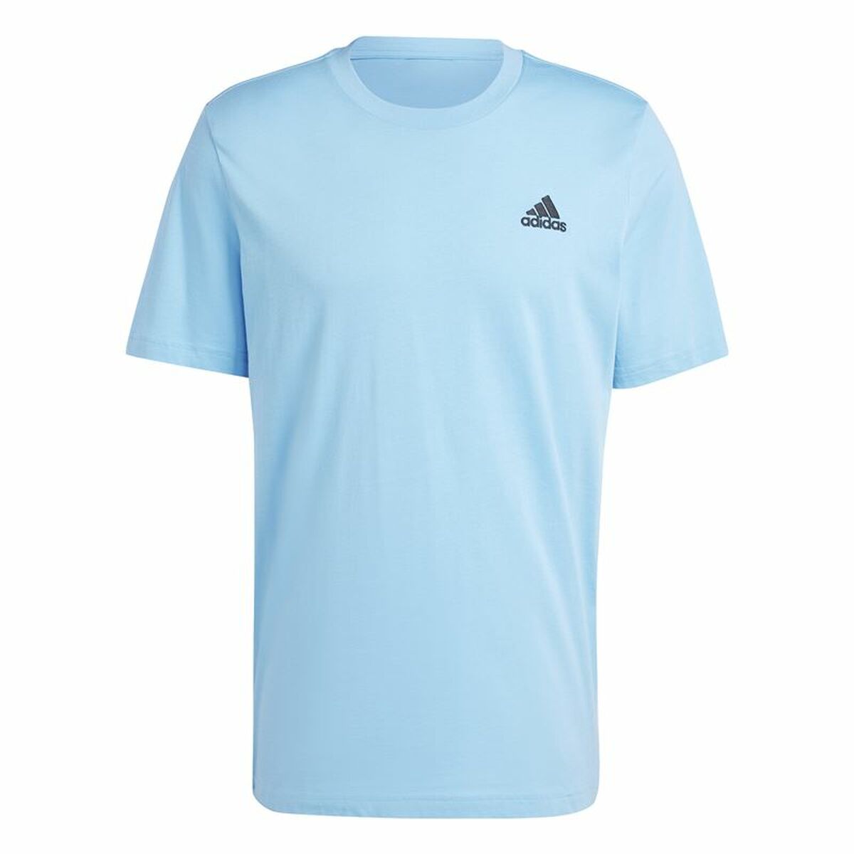 Men’s Short Sleeve T-Shirt Adidas Badge Of Sport Blue XL-0