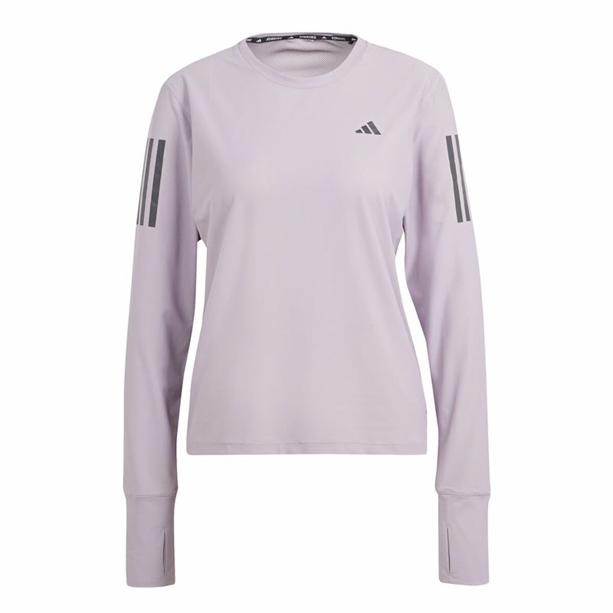 Women's long sleeve T-shirt Adidas Own the Run Purple-0