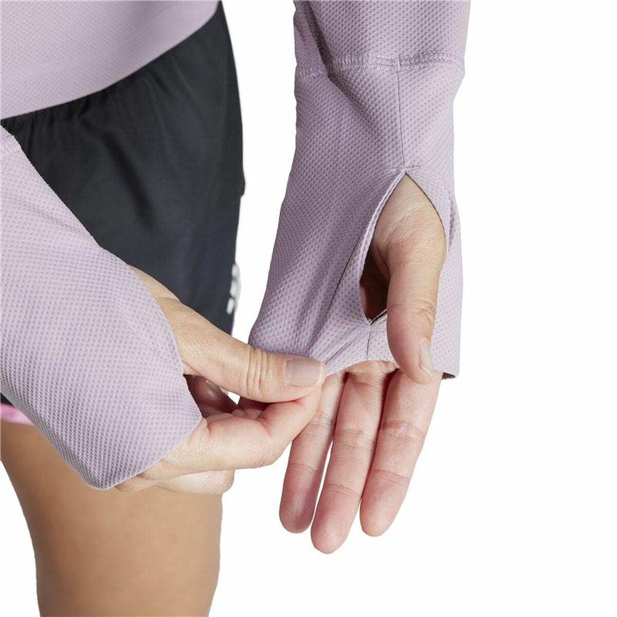 Women's long sleeve T-shirt Adidas Own the Run Purple-2