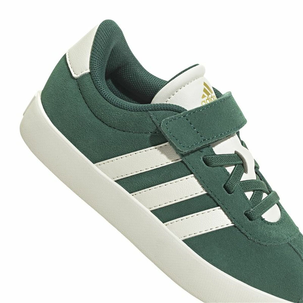 Children’s Casual Trainers Adidas VL Court 3.0 El Infantil Green-1