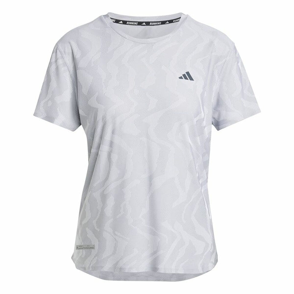 Women’s Short Sleeve T-Shirt Adidas Ultimate Engineered Running White-0