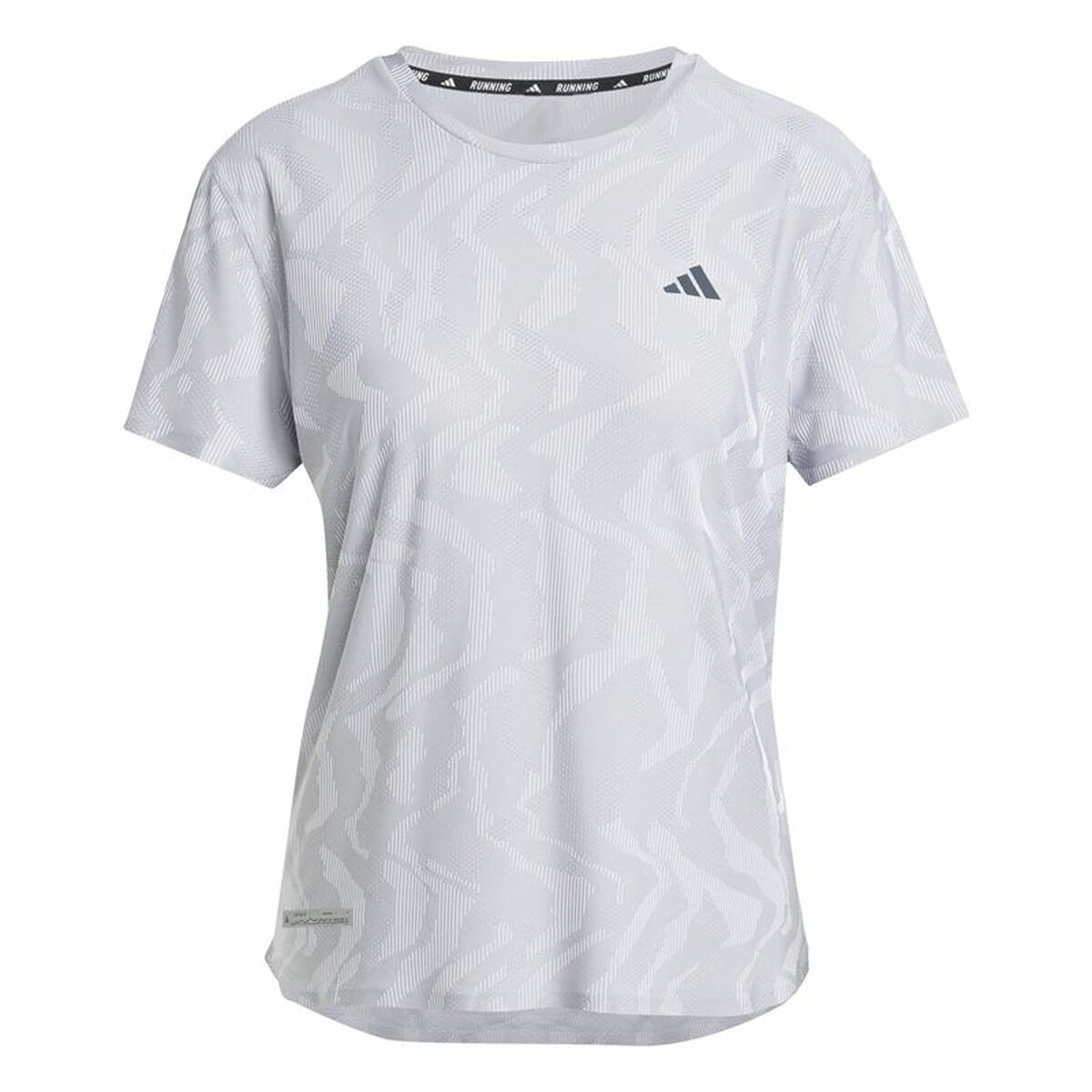 Women’s Short Sleeve T-Shirt Adidas Ultimate Engineered Running White-0
