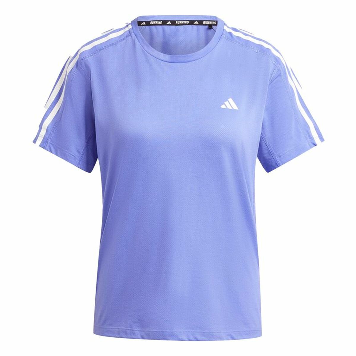 Women’s Short Sleeve T-Shirt Adidas Own The Run 3 Bandas-0